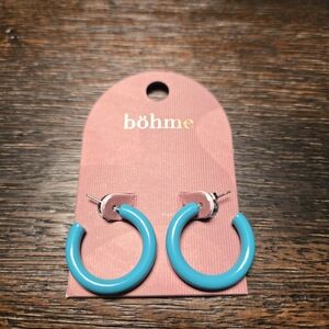 Turquoise Hoop Earrings